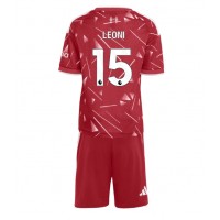 Liverpool Giovanni Leoni #15 Hjemme Trøje Børn 2026-27 Kortærmet (+ Korte bukser)
